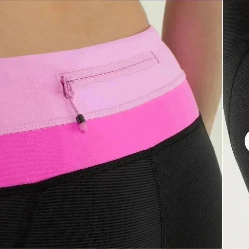 Lululemon Run: Inspire Crop II *ALLUX
Wee Stripe Black Vintage Pink Pow Pink Lt - Picture 7 of 16